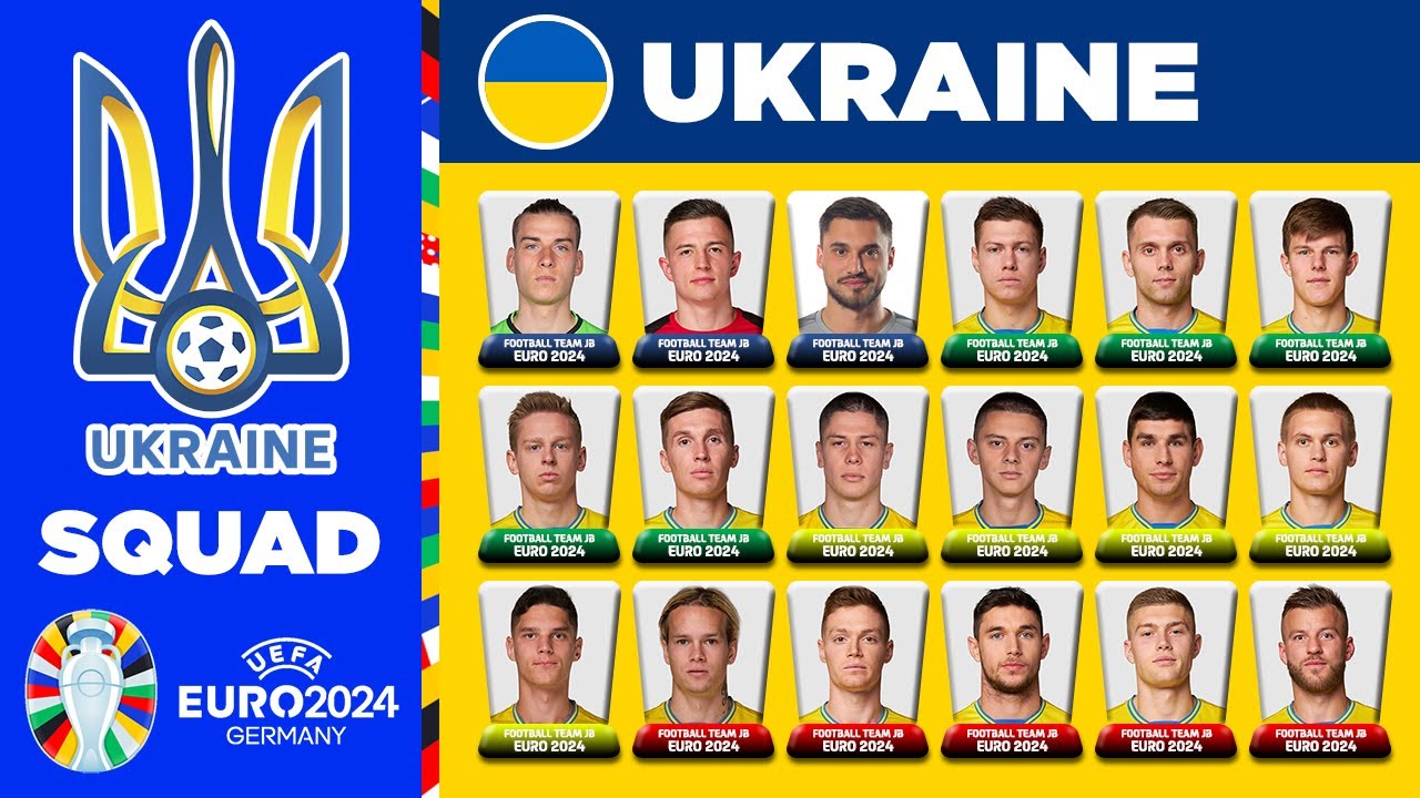 Nhiều ngôi sao xuất hiện trong đội hình Ukraine dự Euro 2024