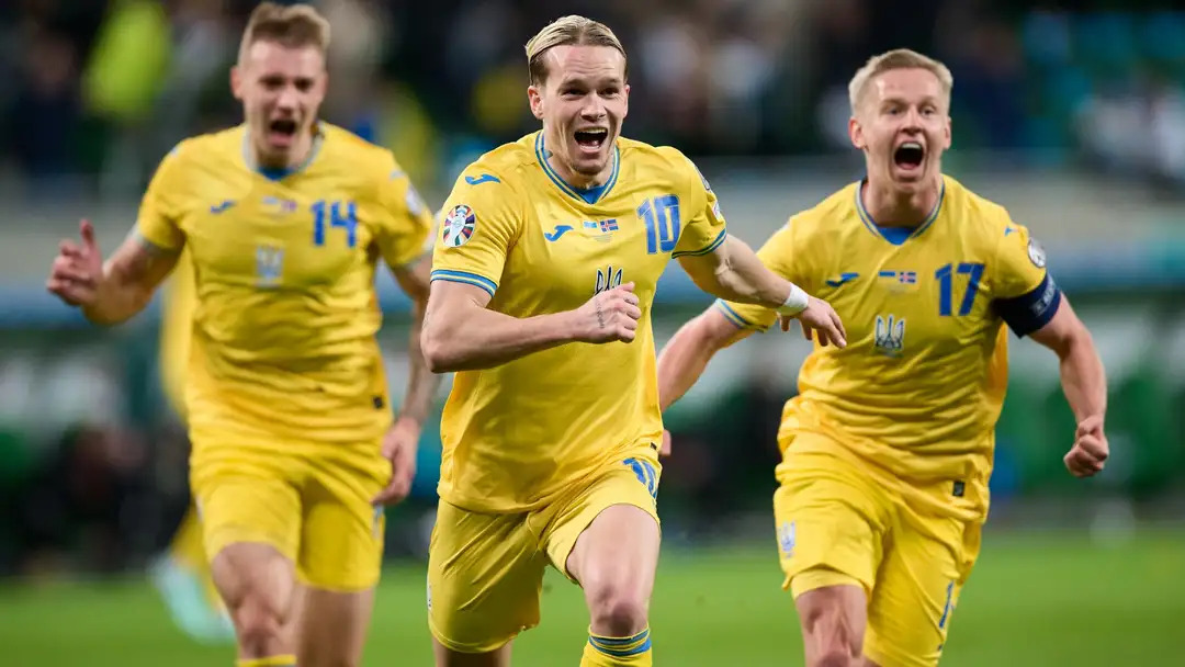 Nhiều ngôi sao xuất hiện trong đội hình Ukraine dự Euro 2024